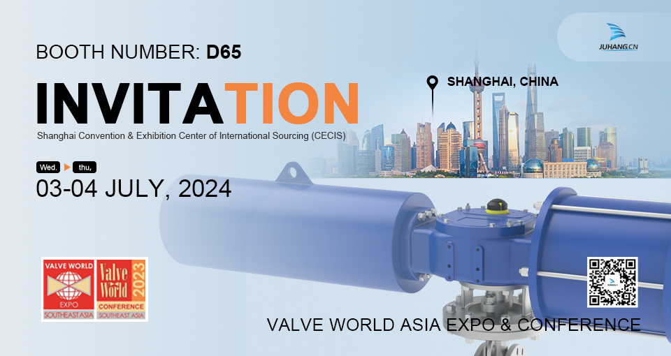 Juhang, Valve World Asia Expo 2024'e Katılacak